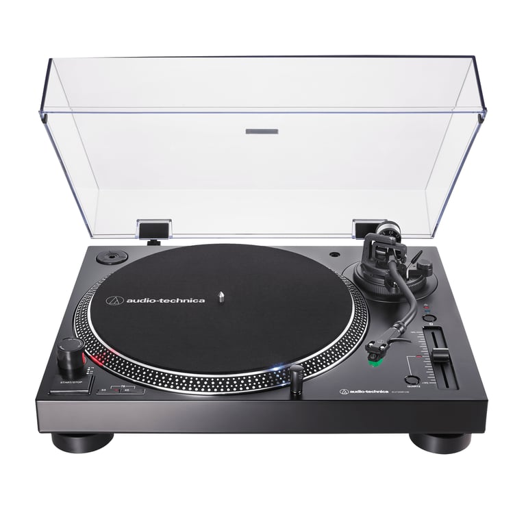 Audio-Technica AT-LP120XBT-USB obrotowy talerz gramofonu Gramofon z napędem bezpośrednim Czarny Ręczny