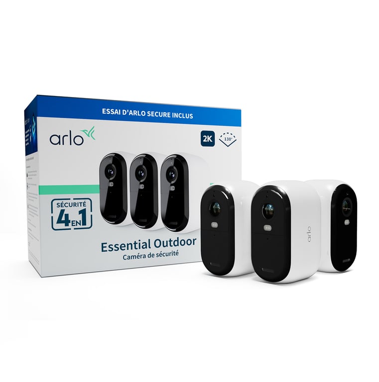 Arlo Essential 2K Kamera bezpieczeństwa IP Wewnętrz i na wolnym powietrzu 2560 x 1440 px