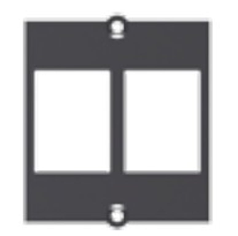 Bachmann 2x Keystone gniazdko elektryczne Czarny