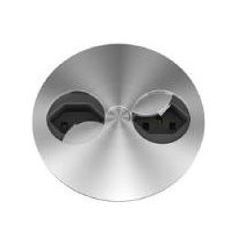 Bachmann Twist rozgałęziacz 2 x gniazdo sieciowe Stal nierdzewna