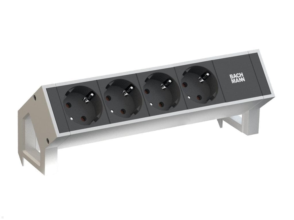 Bachmann 902.224 gniazdko elektryczne CEE 7/3 Czarny, Biały