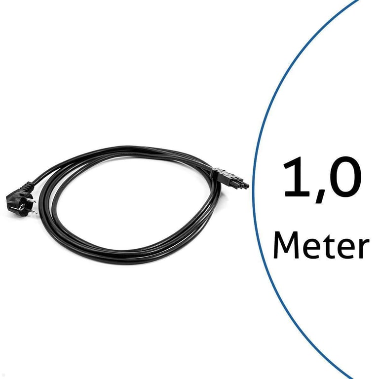 Bachmann 375.0045 kabel zasilające Czarny 1 m GST18 375.0045