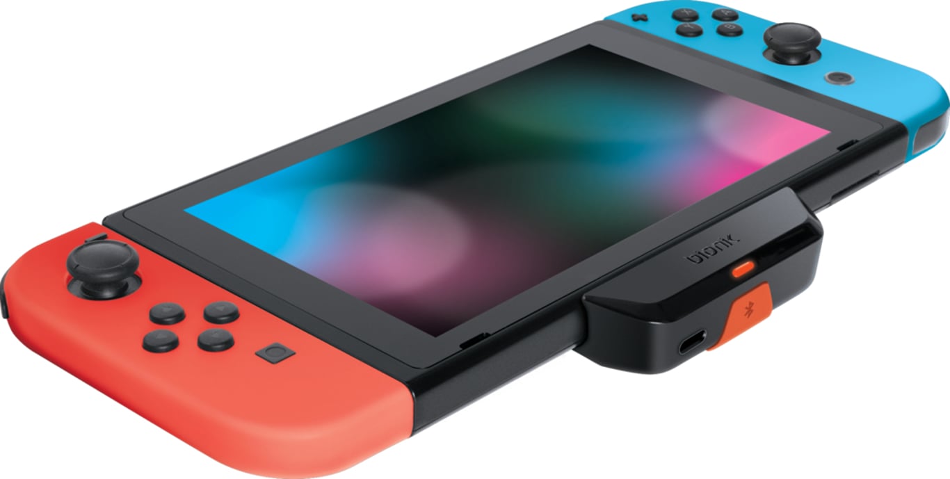 BIONIK BT Audio Sync USB Czarny, Czerwony