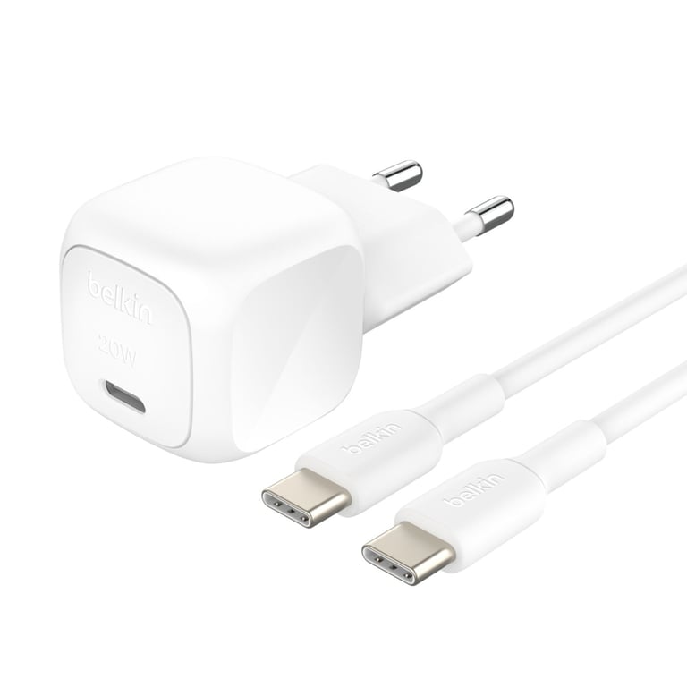 Belkin WCA009KQ1MWH-B6 ładowarka do urządzeń przenośnych Uniwersalne Biały Prąd przemienny Szybkie ładowanie Wewnętrzna