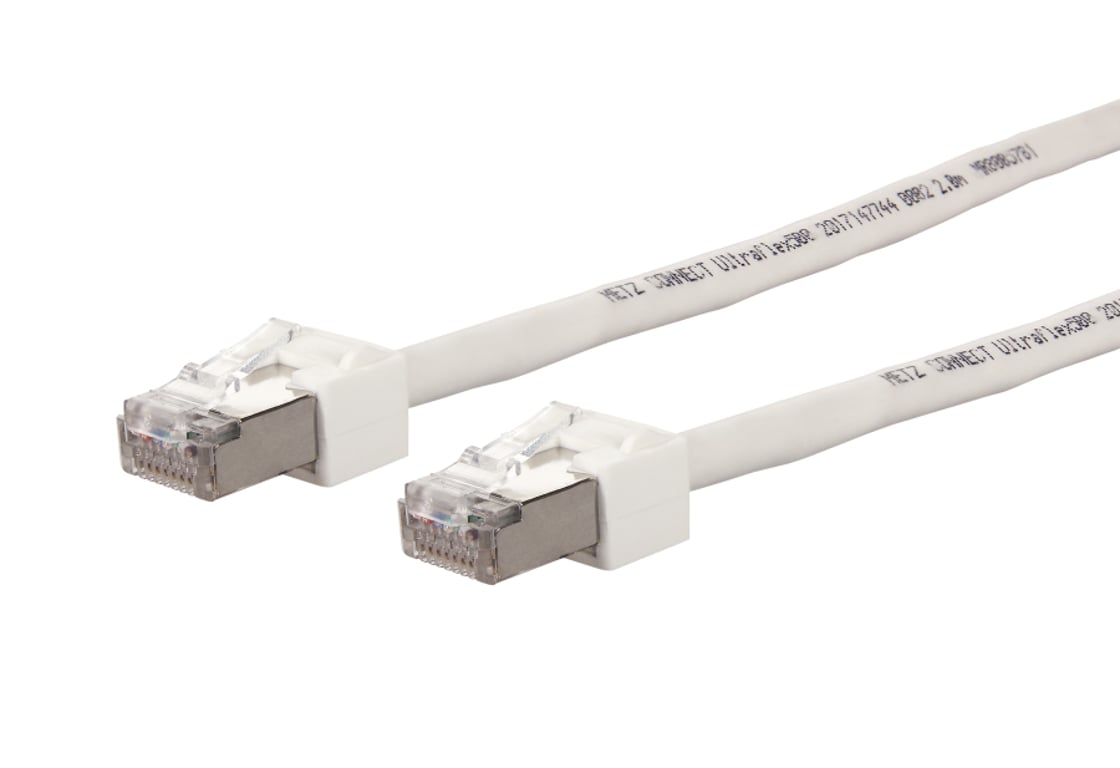BTR NETCOM Cat.6 Ultraflex500, 1m kabel sieciowy Biały Cat6 S/FTP (S-STP)
