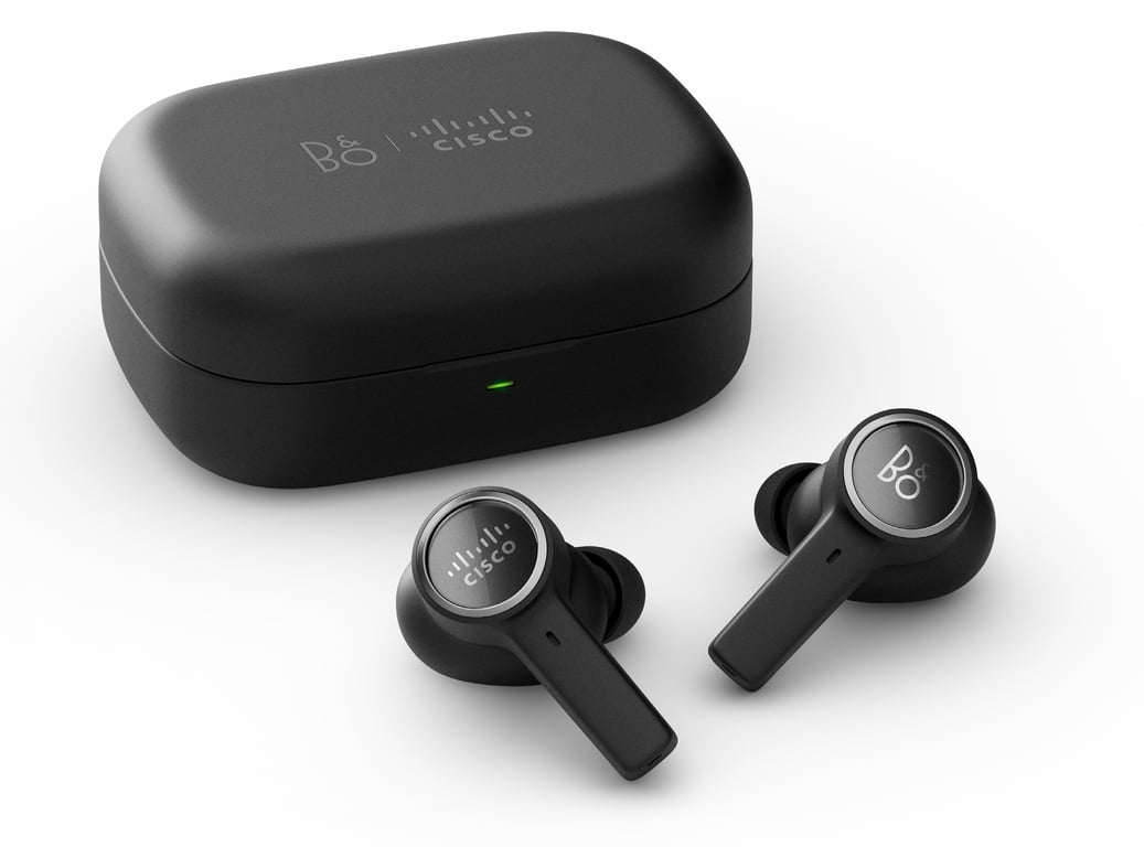 Cisco 950 Słuchawki True Wireless Stereo (TWS) Douszny Biuro/centrum telefoniczne Bluetooth Czarny