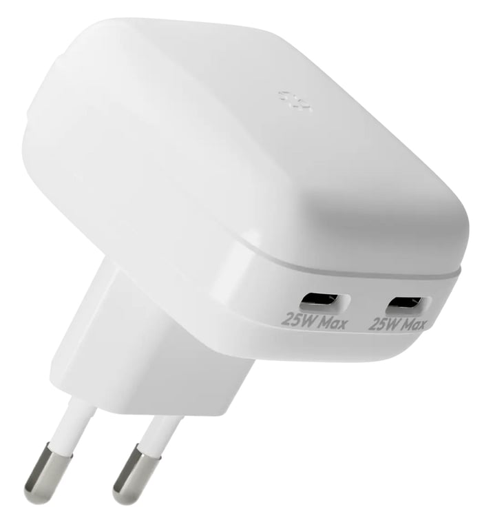 dbramante1928 CH25EUWH7129 ładowarka do urządzeń przenośnych Telefon komórkowy Biały USB Szybkie ładowanie Wewnętrzna