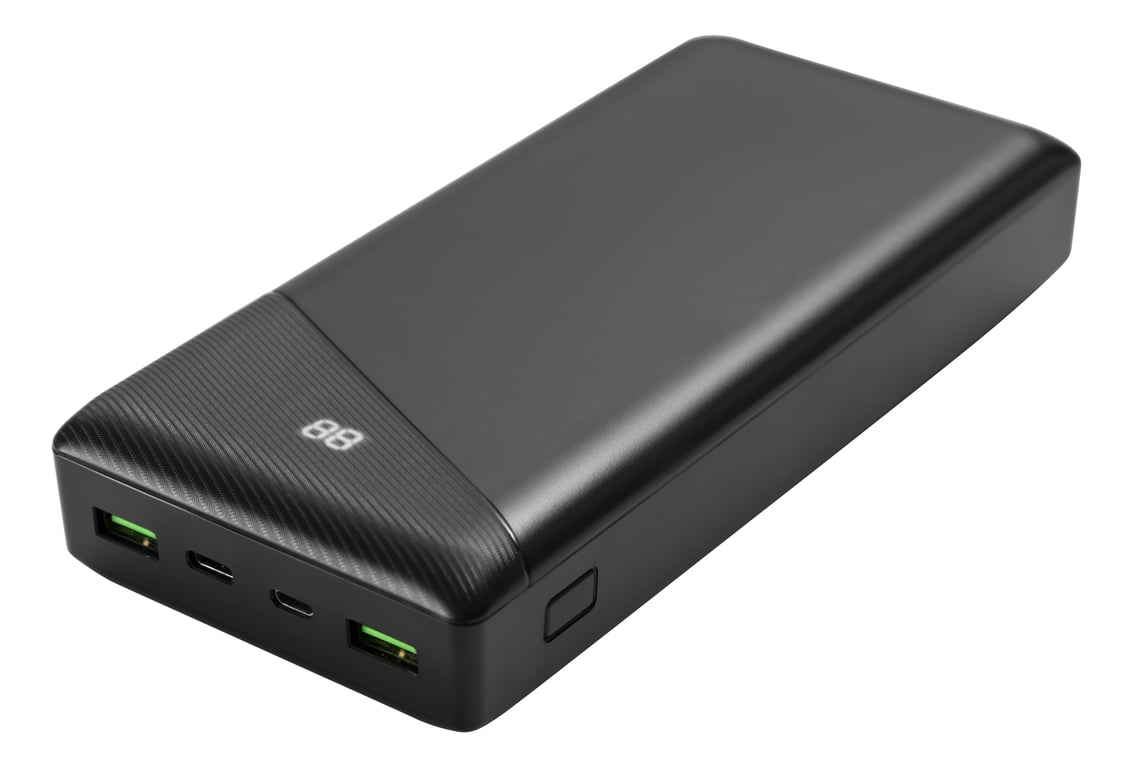 Deltaco PB-C1002 bank mocy Litowo-jonowa (Li-Ion) 30000 mAh Czarny