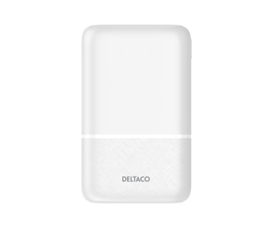Deltaco 1902121 bank mocy 10000 mAh Biały