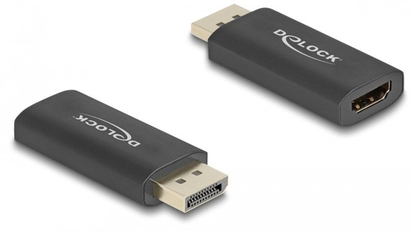 DeLOCK Aktywny DisplayPort 1.4 do HDMI Adapter 8K z funkcją HDR