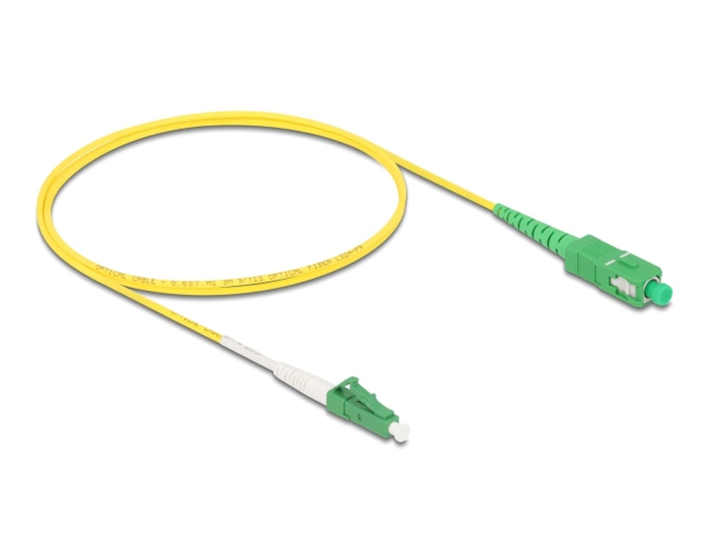 DeLOCK 83235 kabel InfiniBand / światłowodowy 1 m LC SC LC/SC Żółty 83235