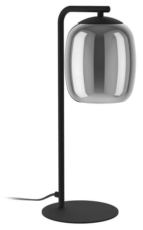 EGLO CIAMPINO lampa stołowa E27 Czarny, Szary