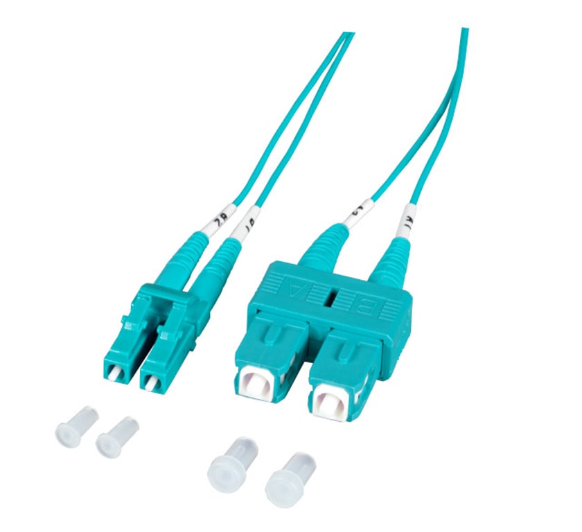 EFB Elektronik O0314.5-1.2 kabel InfiniBand / światłowodowy 5 m 2x SC 2x LC Kolor Aqua