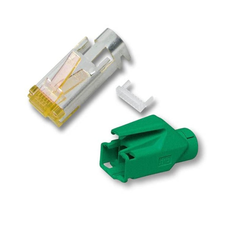 EFB Elektronik RJ45-Hirose Stecker STP TM31 grün 50 Stueck 3 Elemente Cat.6A RJ-45 Zielony H7642.8-50