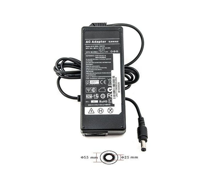 Extra Digital IB72D5525 adapter zasilający/ inwentor Wewnętrzna 72 W Czarny IB72D5525