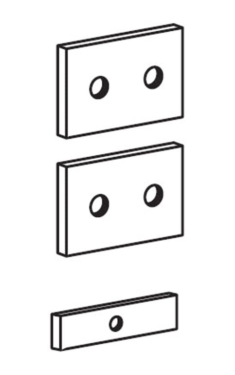 Ergotron Track Mount Bracket Kit for CPU Holders 60-156