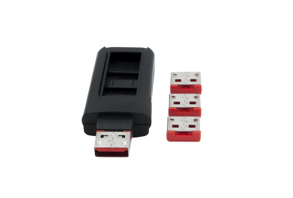 EXSYS EX-1114-R bloker portów Klucz blokady portu USB Typu-A