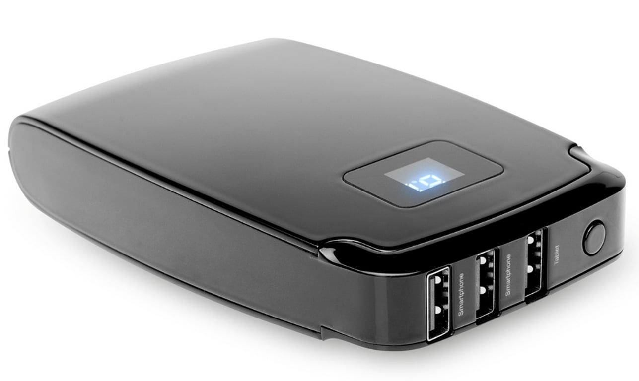 Ednet 31892 bank mocy Litowo-jonowa (Li-Ion) 10400 mAh Czarny