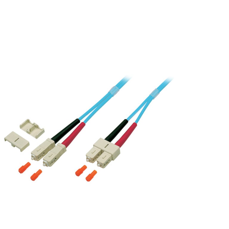EFB Elektronik O7413.10 kabel InfiniBand / światłowodowy 10 m SC Turkusowy