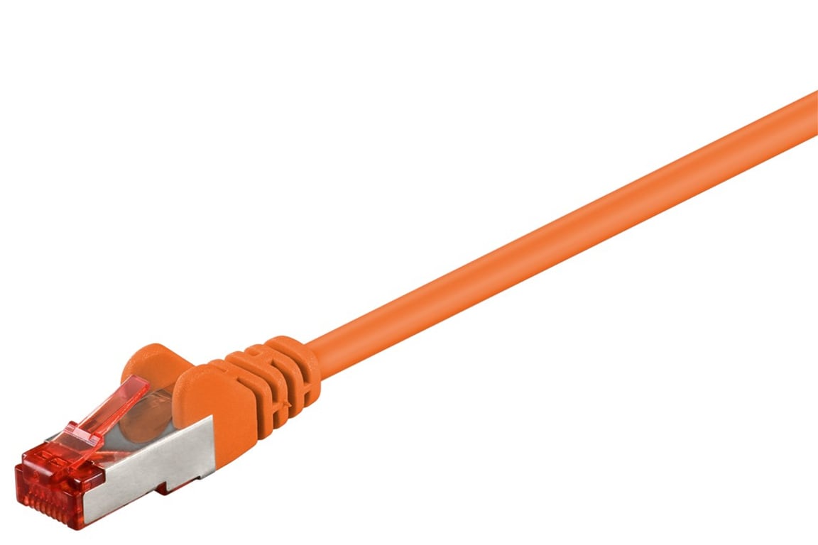 Goobay 95516 kabel sieciowy Pomarańczowy 5 m Cat6 S/FTP (S-STP) 95516