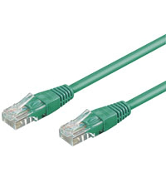 Goobay CAT 6-700 UTP Green 7m kabel sieciowy Zielony 68430