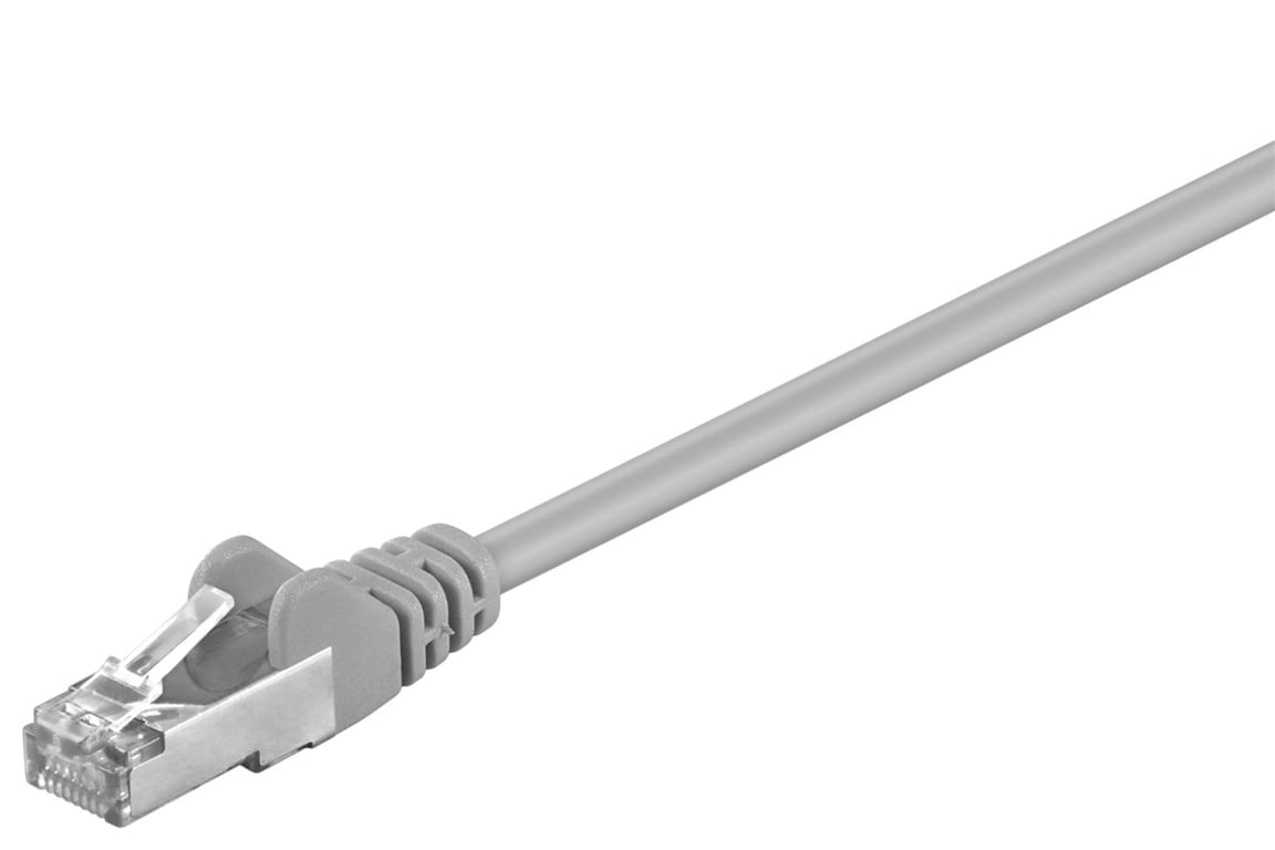 Goobay 50877 kabel sieciowy Szary 15 m Cat5e SF/UTP (S-FTP) 50877