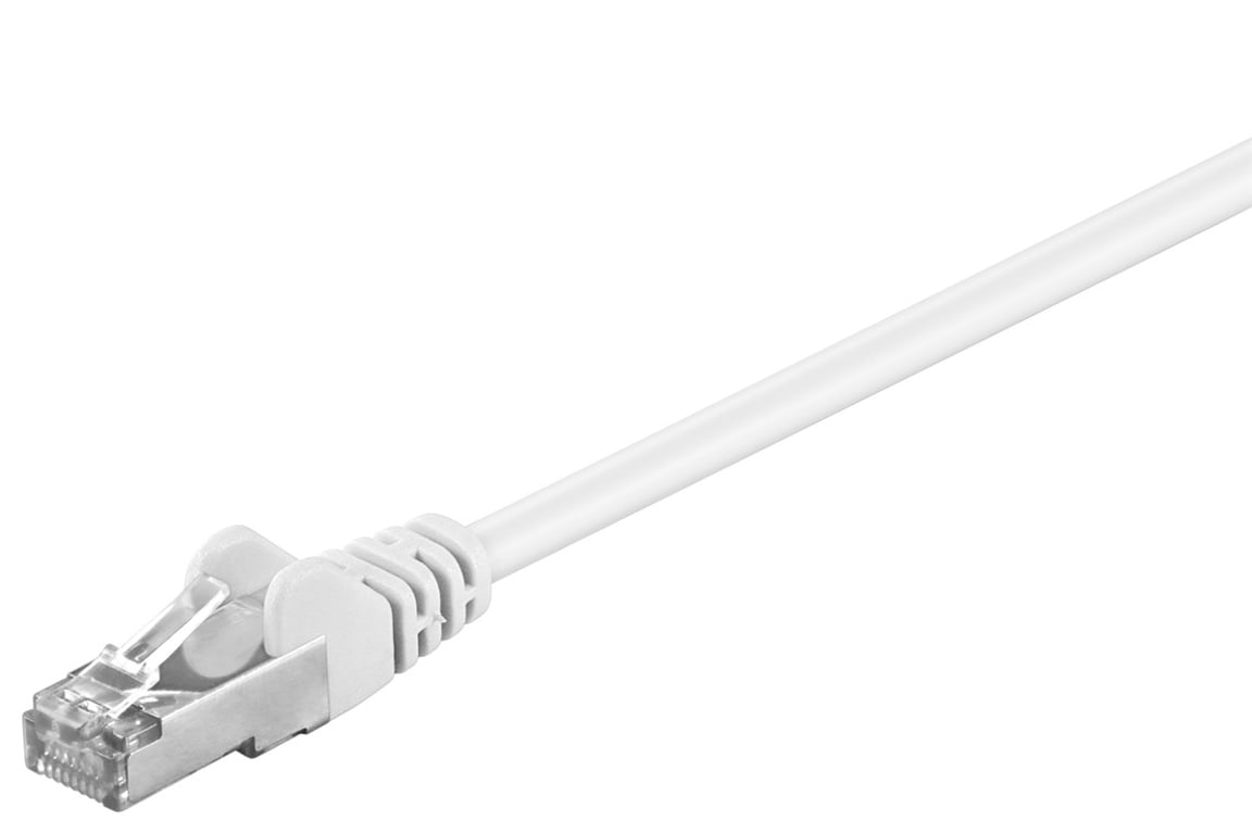 Goobay 93487 kabel sieciowy Biały 50 m Cat5e SF/UTP (S-FTP)