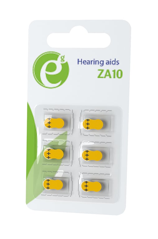 Gembird Knopfzelle ZA10 6er-Pack - EG-BA-ZA10-01 - Batterie EG-BA-ZA10-01
