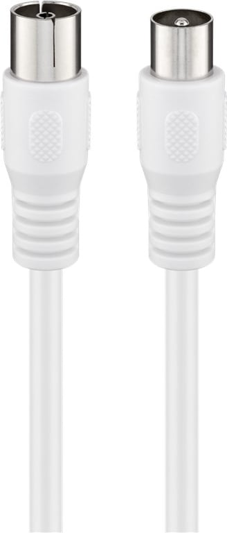 Goobay 58808 kabel koncentryczny 3C-2V 2 m Biały