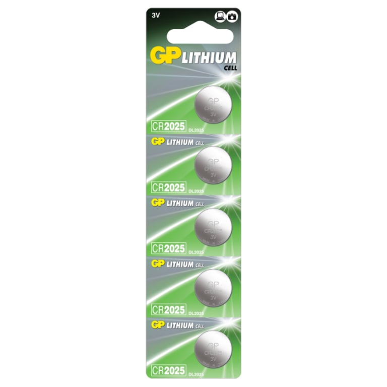 GP Batteries Lithium CR2025 Bateria do ponownego naładowania Lithium-Manganese Dioxide (LiMnO2)