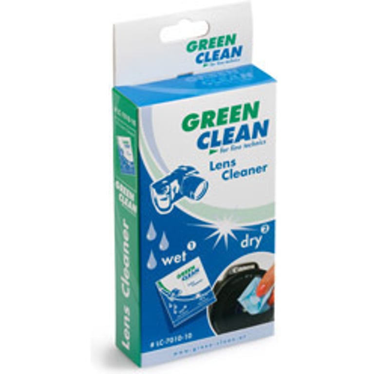 Green Clean Lens Cleaner Obiektyw/Szkło Mokre i suche ściereczki do czyszczenia