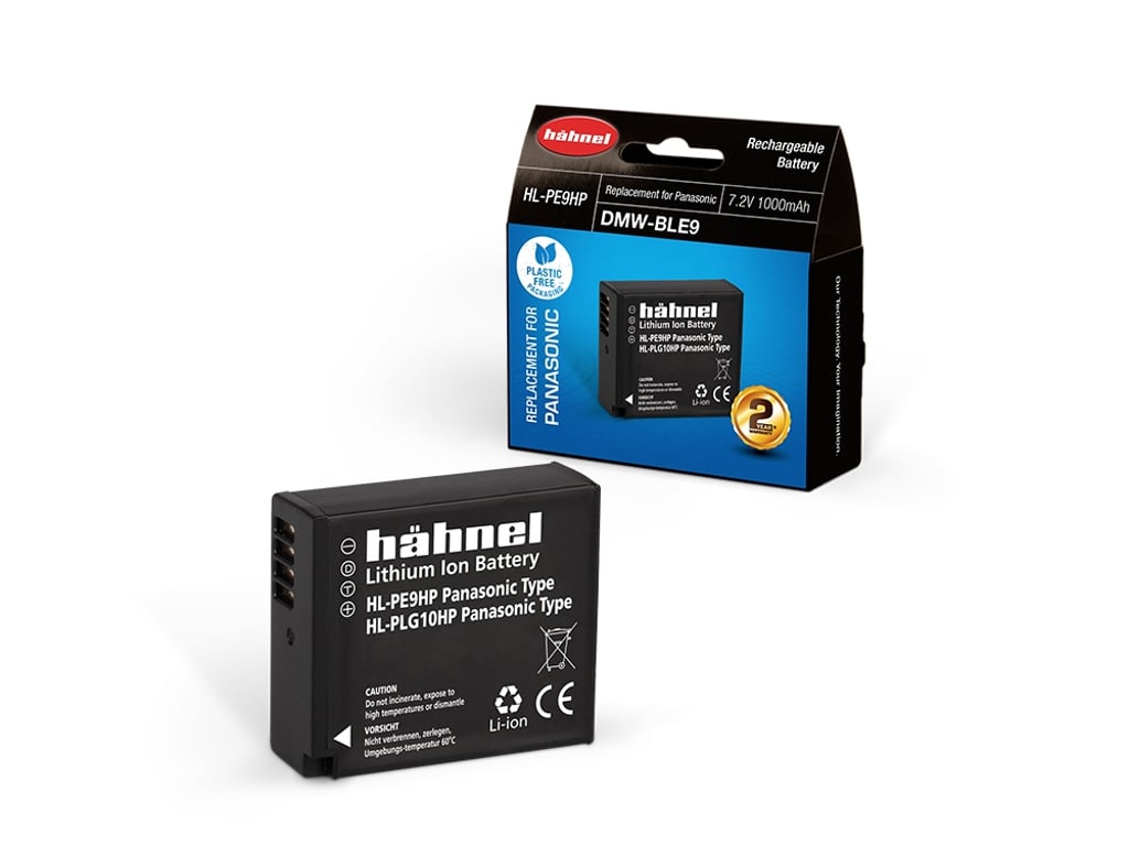 Hahnel HL-PE9HP (DMW-BLE9) Litowo-jonowa (Li-Ion) 1000 mAh