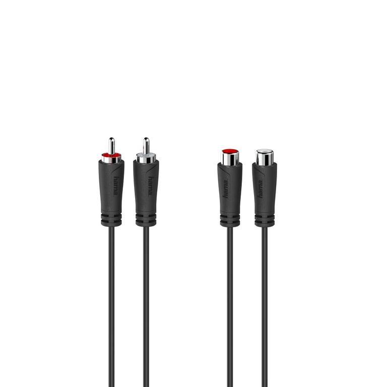 Hama 00205094 kabel audio 3 m 2 x RCA Czarny 00205094