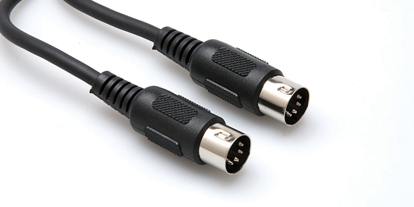 Hosa Technology 5-pin DIN/5-pin DIN kabel audio 3,05 m Czarny MID-310BK