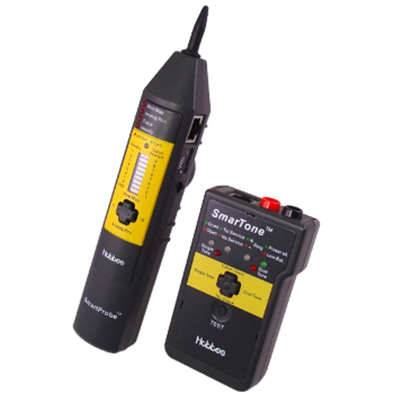 HOBBES 256713D tester kabli sieciowych Czarny, Żółty 256713D