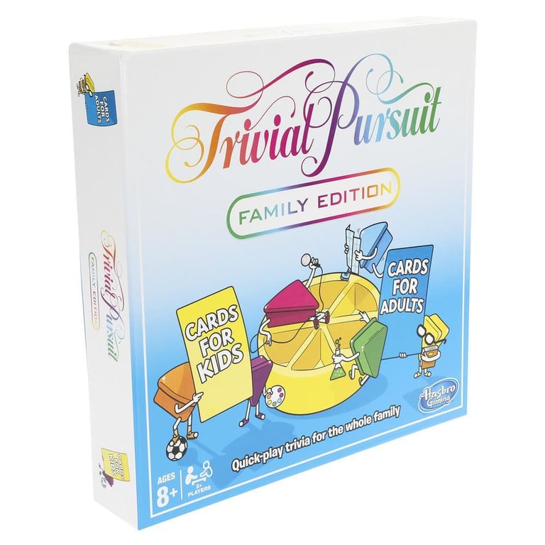 Hasbro Gaming Trivial Pursuit Family Edition Gra planszowa Ciekawostki