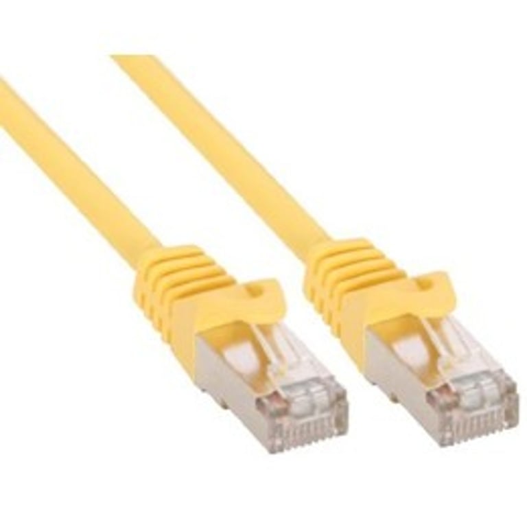 InLine 72505Y kabel sieciowy Żółty 5 m Cat5e SF/UTP (S-FTP) 72505Y