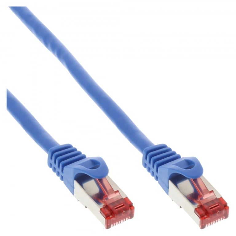 InLine kabel sieciowy Niebieski 0,25 m Cat6 S/FTP (S-STP) 76422B