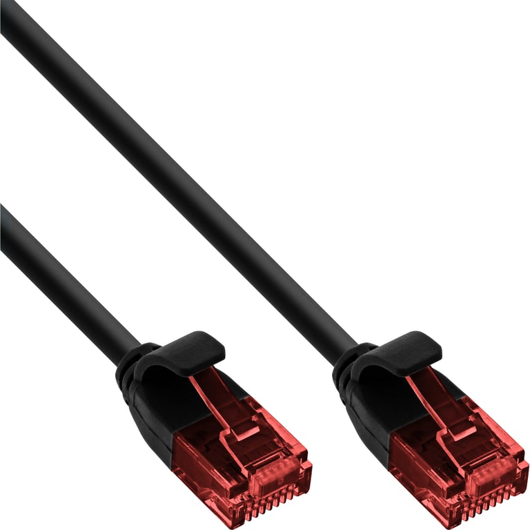 InLine 71202S kabel sieciowy Czarny 2 m Cat6 U/UTP (UTP) 71202S