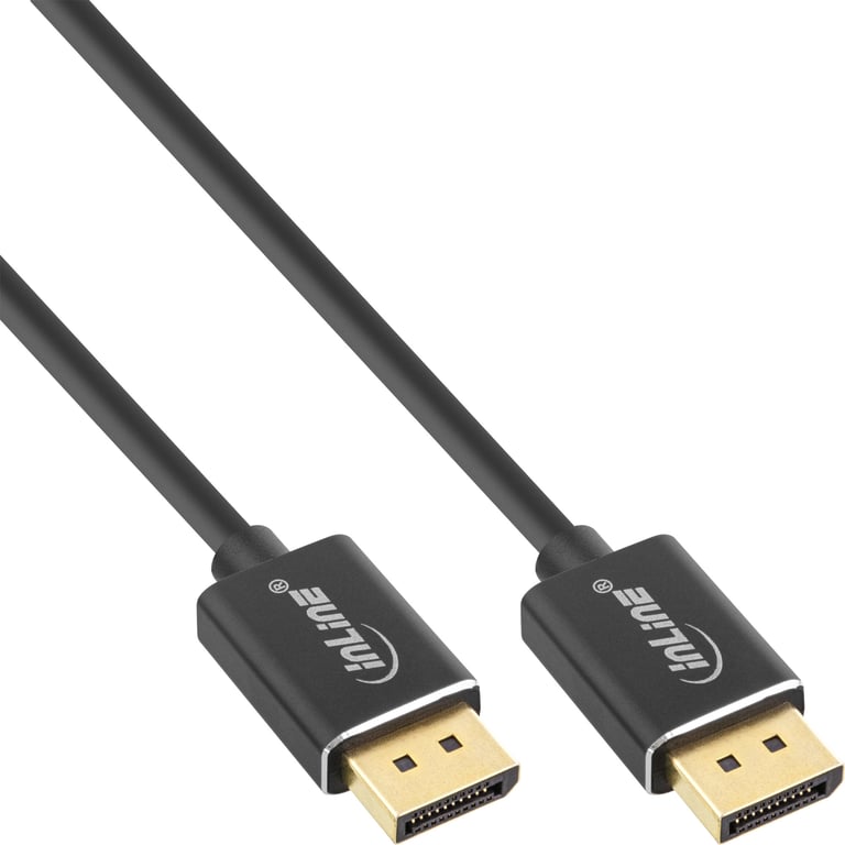 InLine 17202S kabel DisplayPort 2 m Czarny 17202S