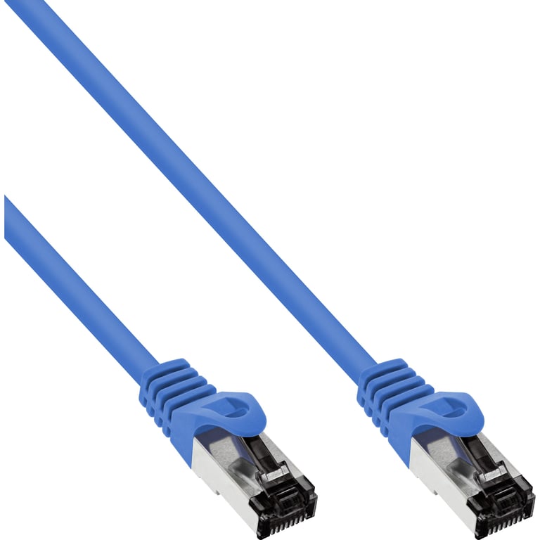 InLine 78833B kabel sieciowy Niebieski 0,3 m Cat8.1 S/FTP (S-STP) 78833B