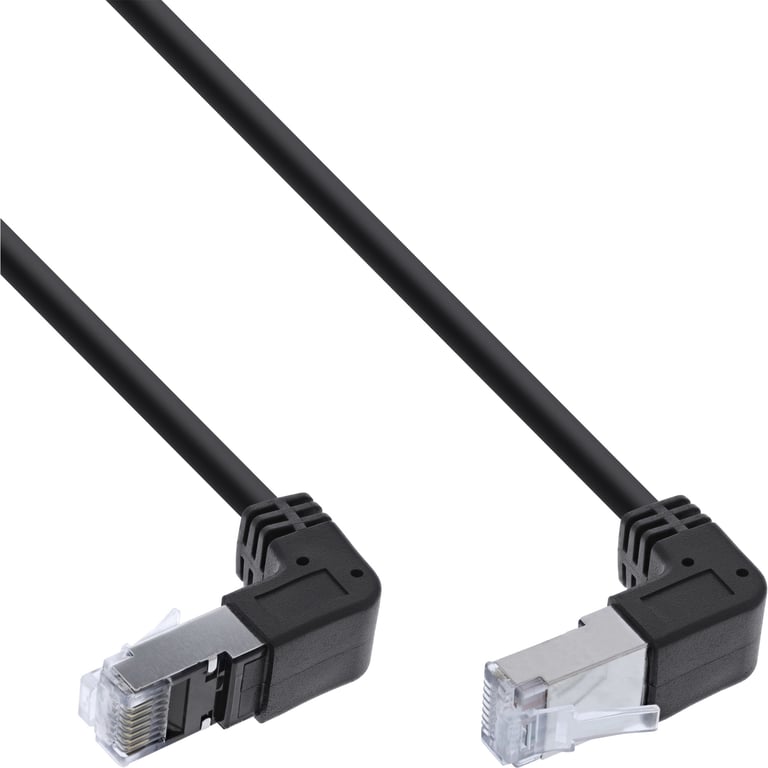 InLine S-76603SU-2.36 kabel sieciowy Czarny 2,36 m Cat6 S/FTP (S-STP) S-76603SU-2.36