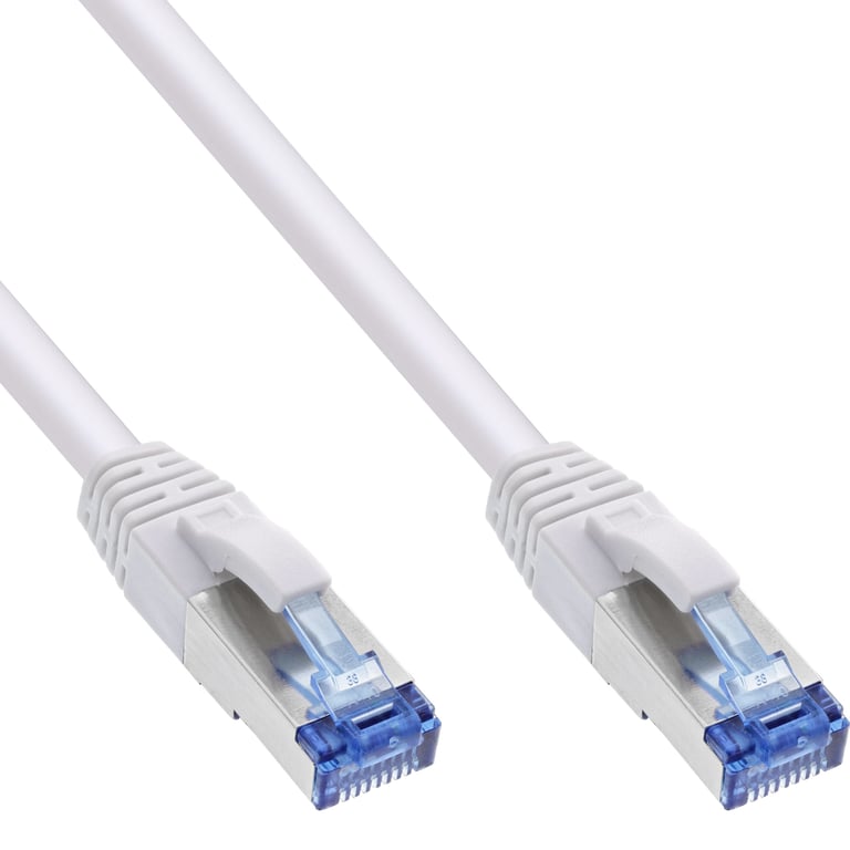 InLine B-76811S kabel sieciowy Biały 1 m Cat6a S/FTP (S-STP) B-76811S