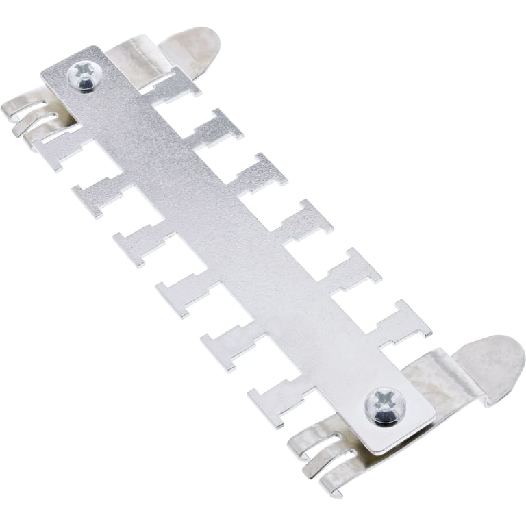 InLine 19109K organizator na kable Szyna kablowa Stal nierdzewna 1 szt.