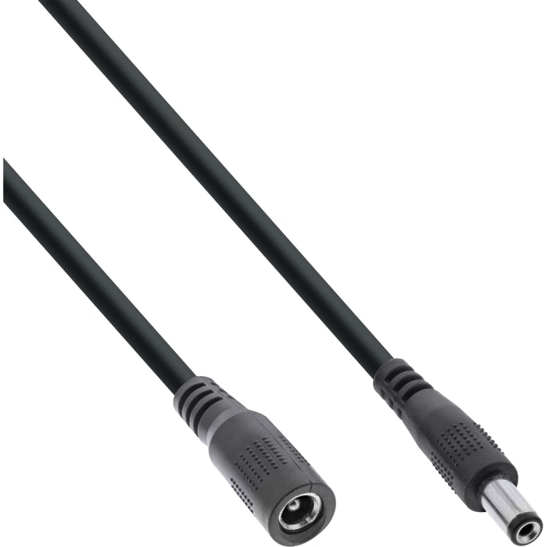 InLine 26903G kabel zasilające Czarny 3 m 5.5 x 2.5 mm 26903G