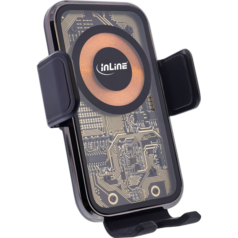 InLine 23156Q uchwyt Uchwyt pasywny Telefon komórkowy/Smartfon Czarny, Wielobarwny