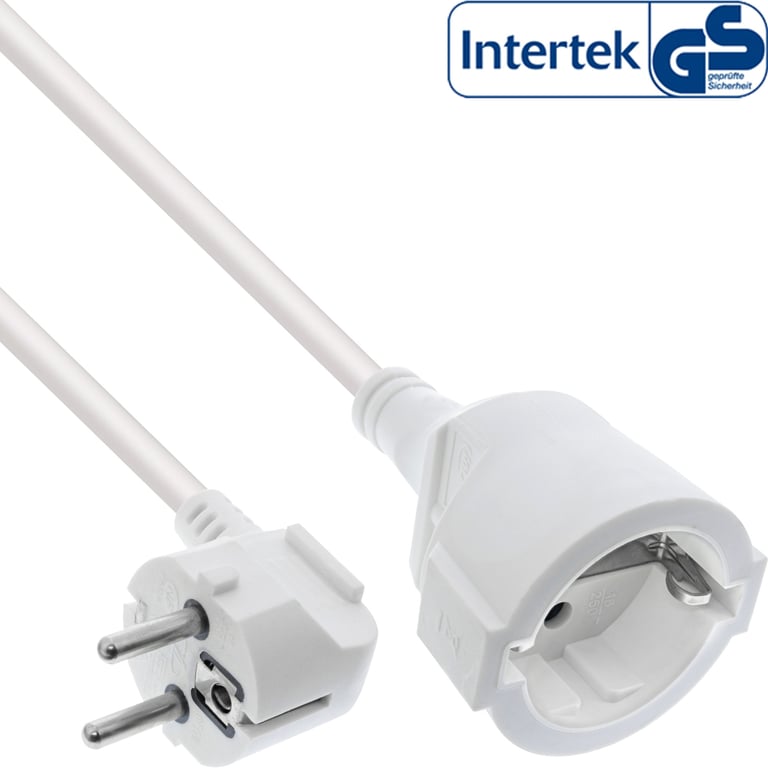 InLine 16410T rozgałęziacz 15 m 1 x gniazdo sieciowe  Biały