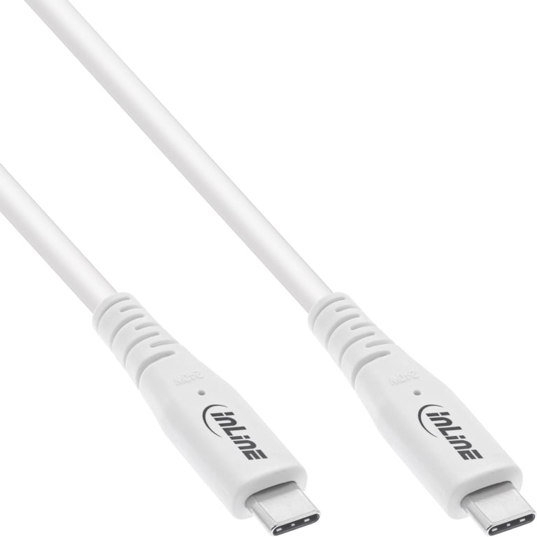 InLine 35901W kabel USB USB4 Gen 3x2 1 m USB C Biały 35901W