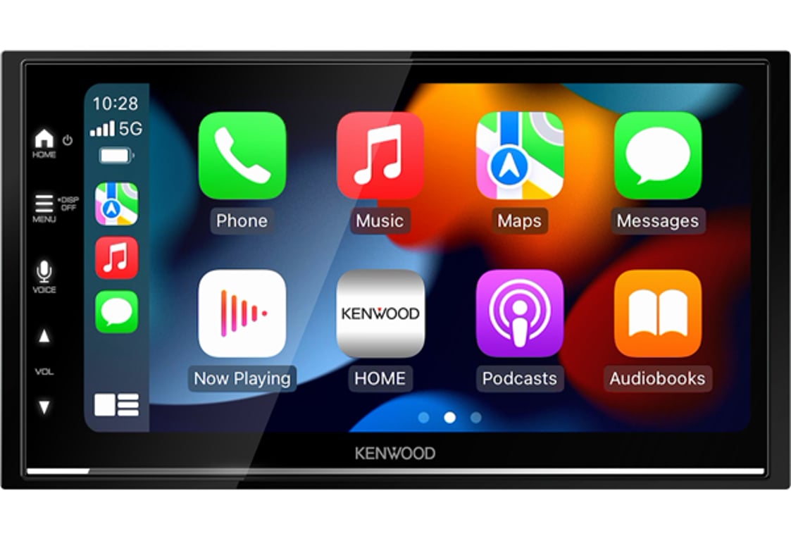 Kenwood DMX7722DABS radio samochodowe Czarny Wi-Fi Bluetooth