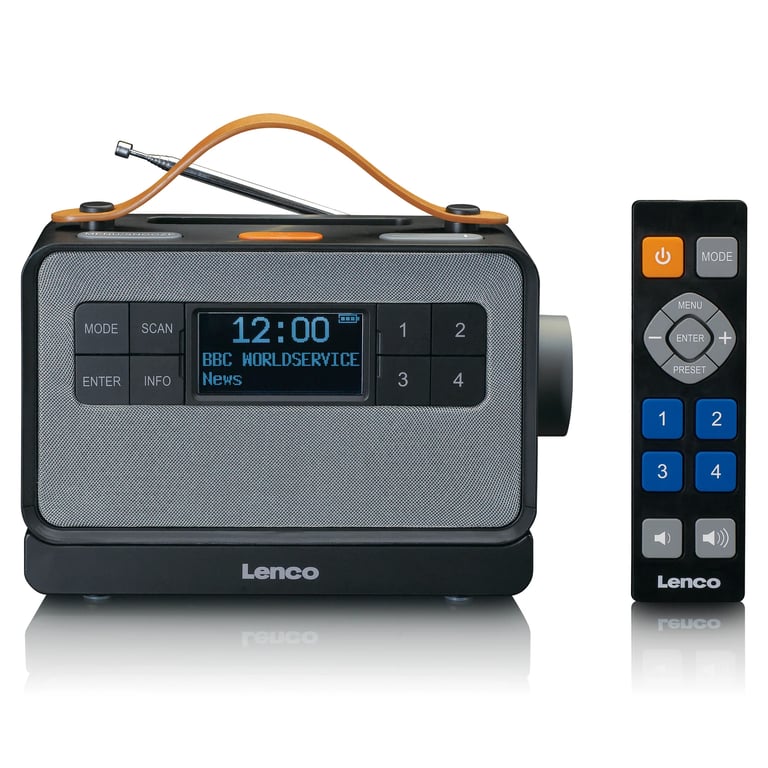Lenco PDR-065BK radio Przenośny Cyfrowy Czarny
